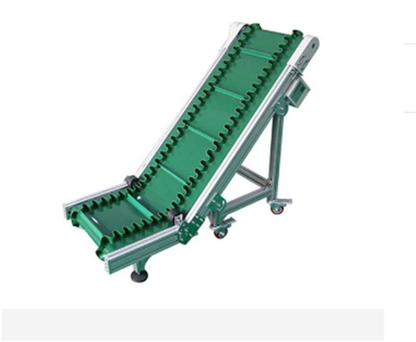 Belt white food conveying equipment inclined belt conveyor pvc horizontal conveyor