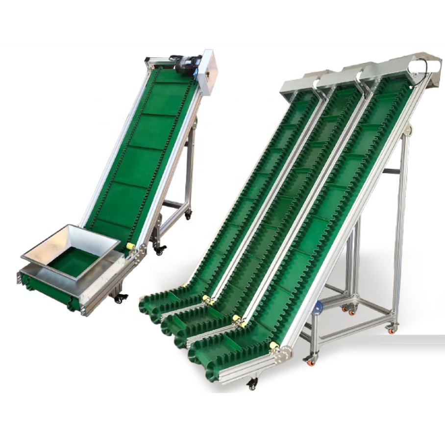 Zhong de Mini Belt Conveyor Small Straight Belt Conveyor Used in large supermarkets