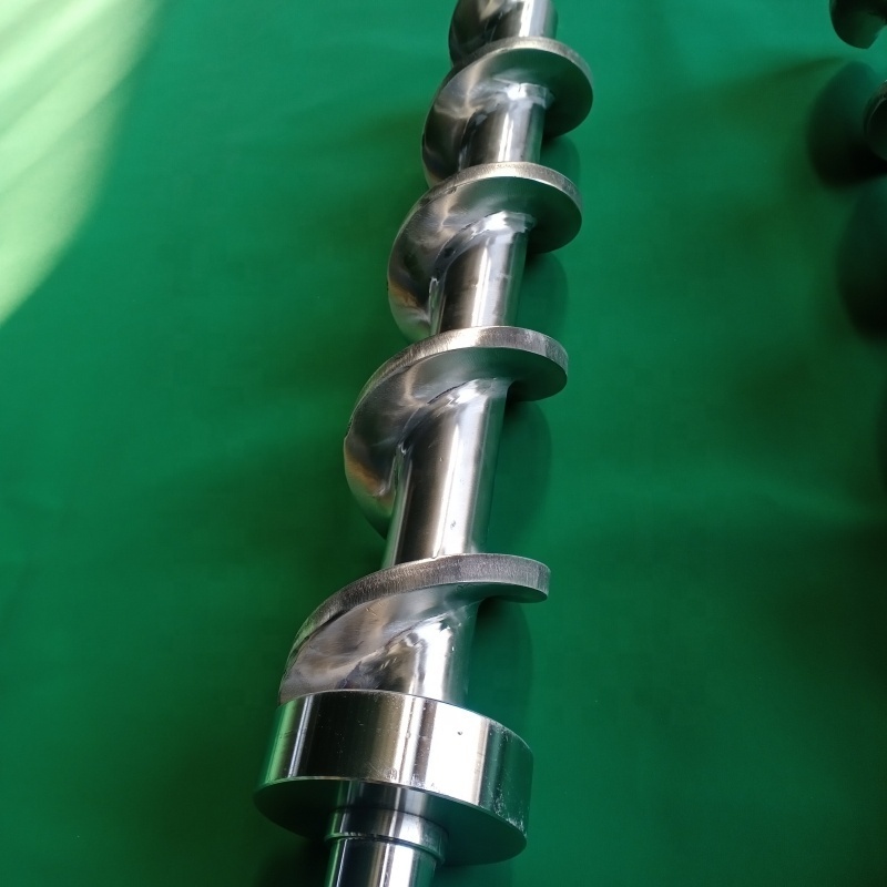 304 stainless steel screw rod Screw chip conveyor screw shaft