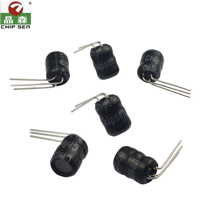 3 pin drum core inductor air core coil through hole power inductor common mode choke 10mh 1 henry ferrite core toroidal inductor