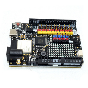 #63077 Black Neutral LOGO ATMEGA328P Development Board WiFi For Arduinos UNO R4