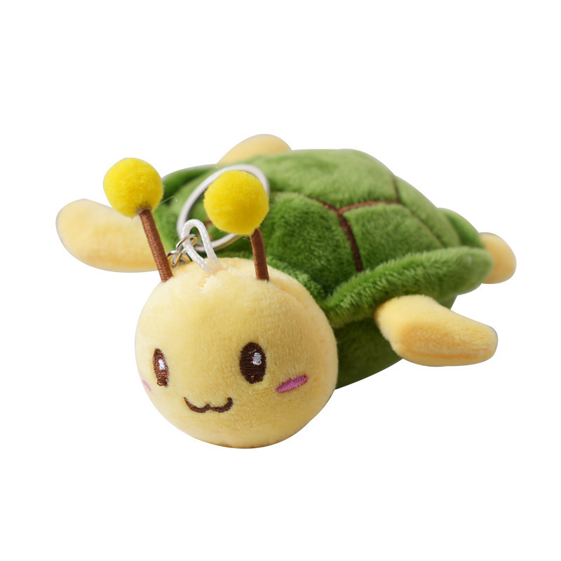 Cute Mini Cartoon Turtle Plush Toys Small Pendant Turtle Key Chain Bag Accessories Stuffed Animal Toys