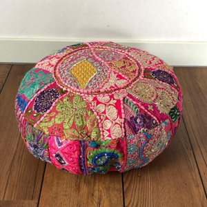 Indian Handmade Mirror work Cushion Cover All colors available wholesale Beautiful mirror hand embroidered cushion covers