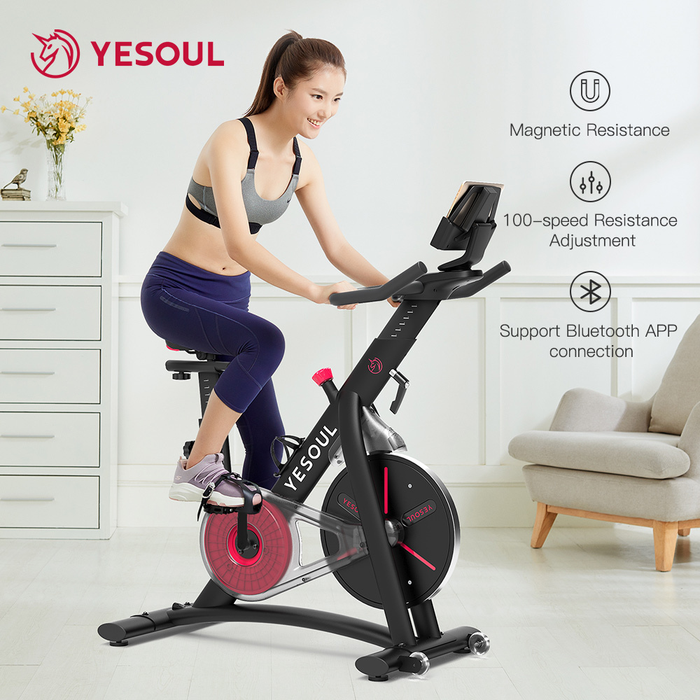 Yesoul wholesale smart indoor bike home commercial gym bluetooth app fitness spining bicycle exercise yesoul s3 spinning bike