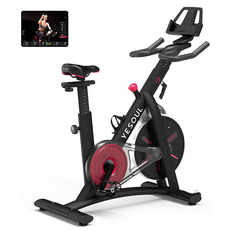 Commerical  OEM smart indoor bike home commercial gym bluetooth app fitness spining bicycle exercise yesoul V1 spinning bike