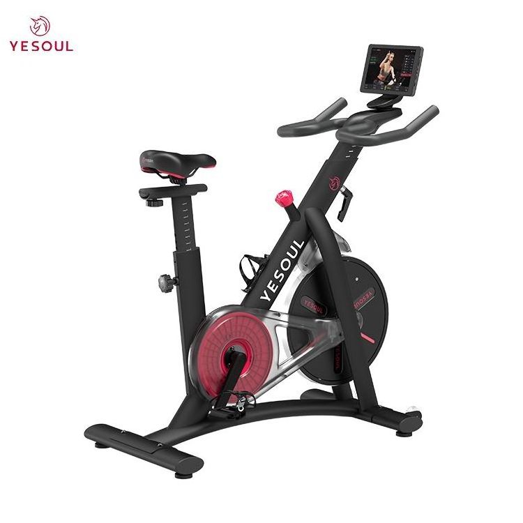 Commerical  OEM smart indoor bike home commercial gym bluetooth app fitness spining bicycle exercise yesoul V1 spinning bike