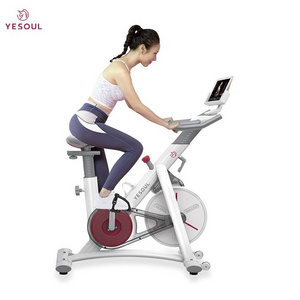 Commerical  OEM smart indoor bike home commercial gym bluetooth app fitness spining bicycle exercise yesoul V1 spinning bike