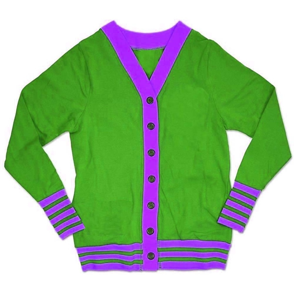 university College  Letter Pocket Long Letterman Varsity Cardigan