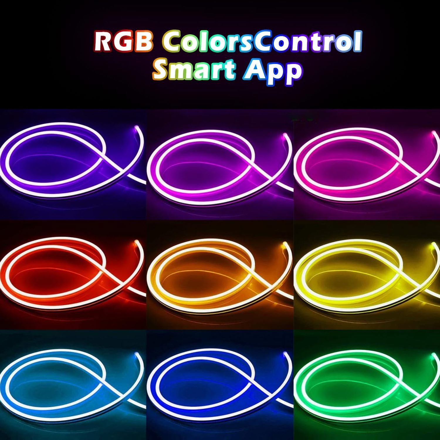 Hot Sale 1 Cm Cut 5M 10M 50M 100M Ip67 RGB Rgbic Silicone Led Neon Light Strip 12V 24V 220V Flexible Soft Led Neon Flex