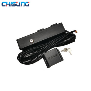 Chisung DC24V Electric Lock Black CE Glass Door Locks Door Opener Stainless Steel Office Glass Door Handle Lock IP 45 