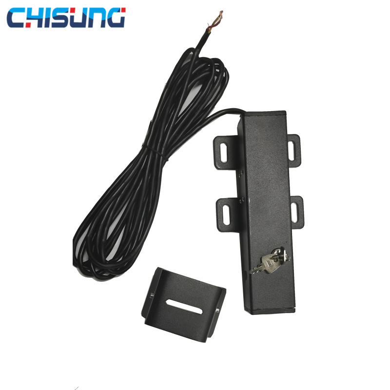 Chisung DC24V Electric Lock Black CE Glass Door Locks Door Opener Stainless Steel Office Glass Door Handle Lock IP 45 