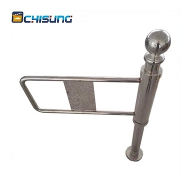 Pedestrian Access Manual Swing Barrier Gate Mechanical Turnstile For Supermarket