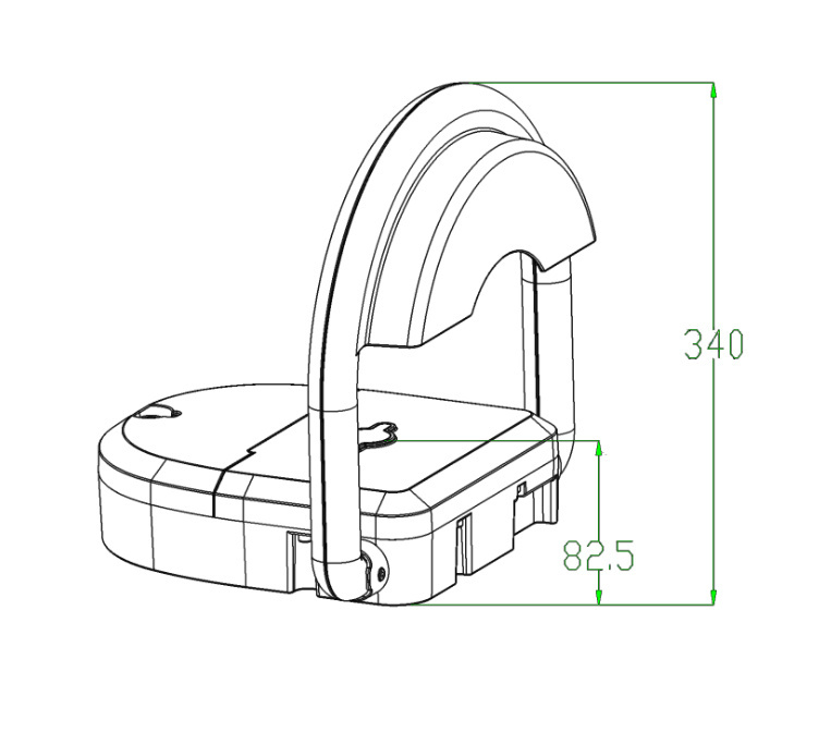 Automatic Car Parking Lock For Parking Guard Barrier in Parking Equipment