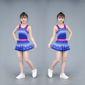 Chi Su Cheerleading Uniform Fabric Customs Logo Cheerleading Team Costume Good Quality Dancing Cheerleading Uniform