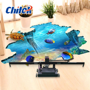 Direct to Floor UV Ink Jet Print Shopping Mall Room Large 3D Realistic Photo Ground Printer