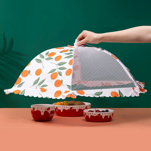 Chiterion Dinning Table Tent Thermal Insulated Umbrella  Pop Up Foldable Food Cover Tents with Aluminum Foil for Home Outdoor