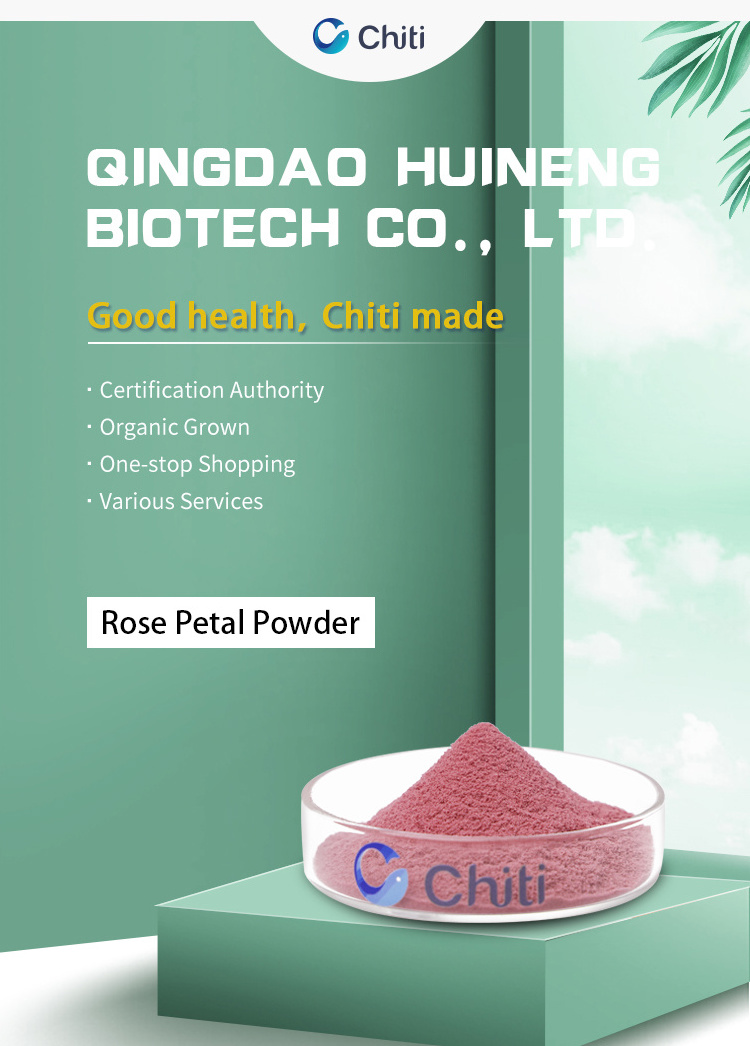 Manufacturer Supply Pure Natural Rose Petal Extract Powder