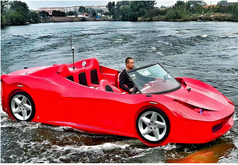 Modern Floating Jet Car Boat Watersports Jet Ski Car Boat