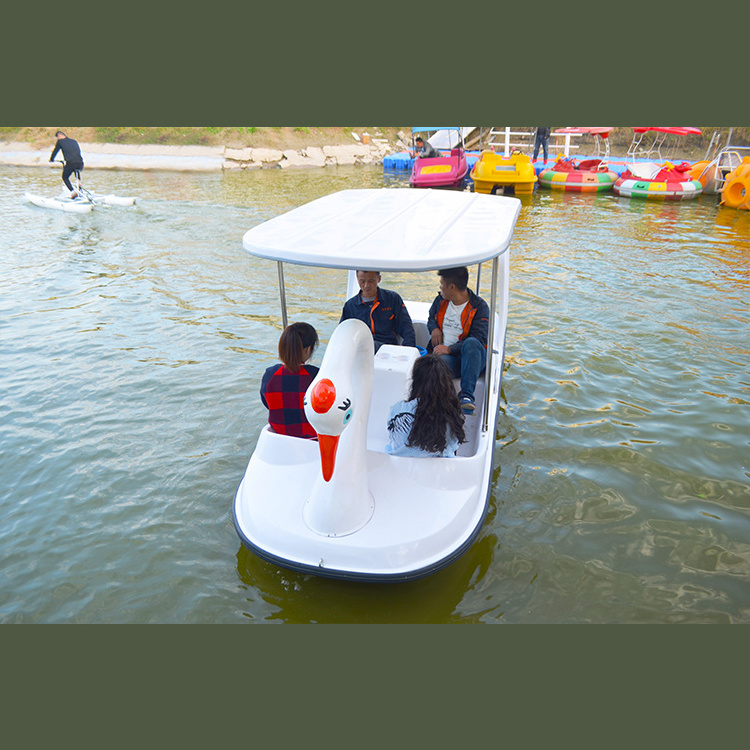 China wholesale swan children pedal boats pedal boats for kids adults water pedalo Water pedal bike