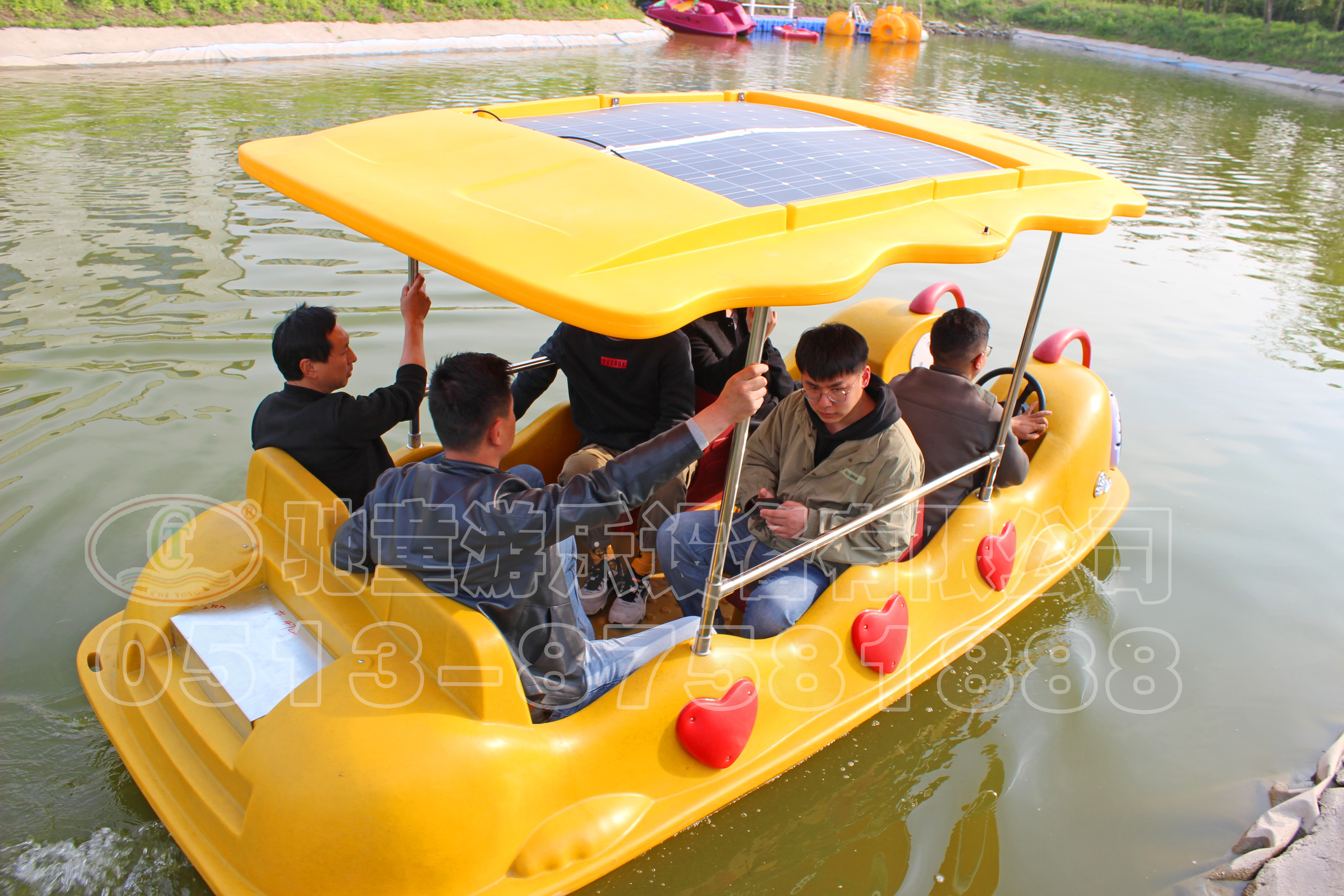 Solar Panel Electric Boat with solar battery panel boat