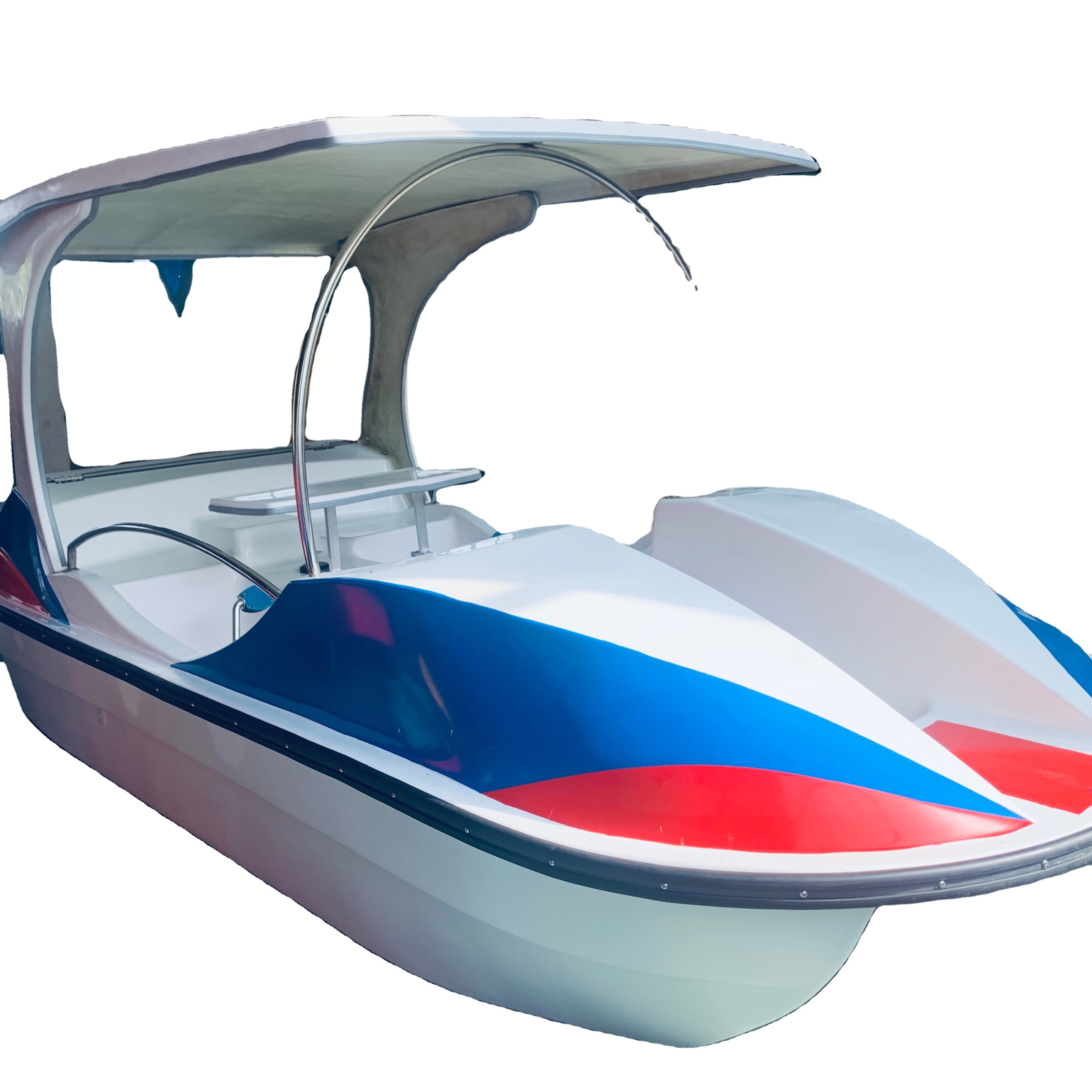 Factory 4 person pedal boat water pedalo boat for amusement park