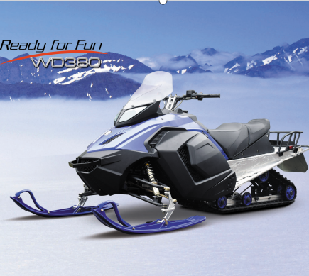 2023 new high quality 300cc snowmobile  motor snow scooter snow scooter sledge snow mobile scooter