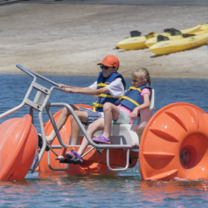 New water two-person bicycle pedal boat park water leisure bicycle recreation boat