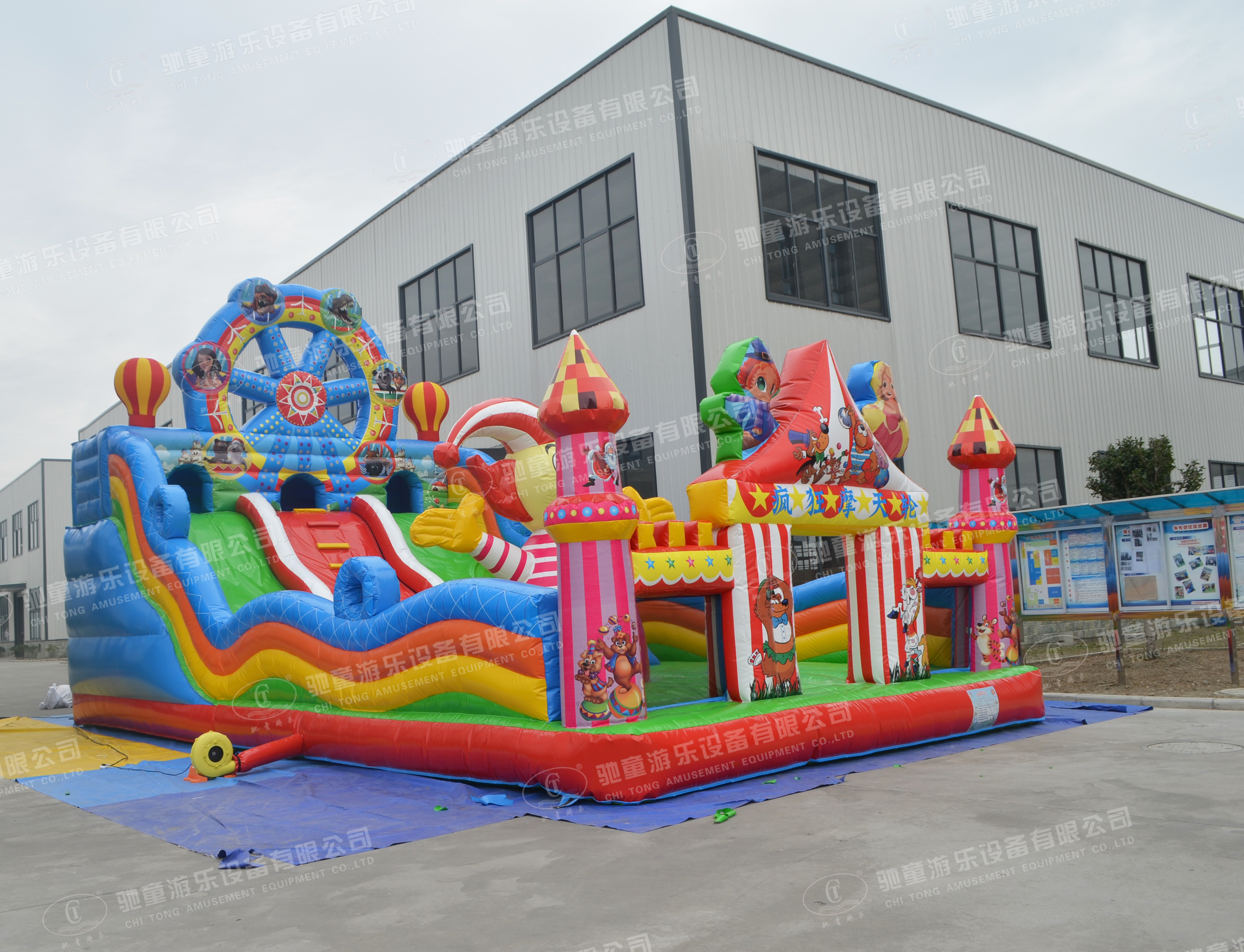 Playground toys commercial inflatable bouncer air jumping bouncing castles