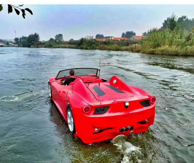 Modern Floating Jet Car Boat Watersports Jet Ski Car Boat