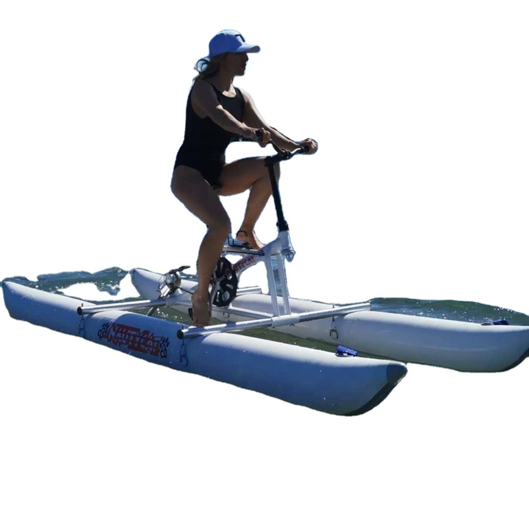 Water pedal bicycle  Water Play Equipment LLDPE  Dolphin water  Pedal   bicycle Powerful  Bike pedal boat wit