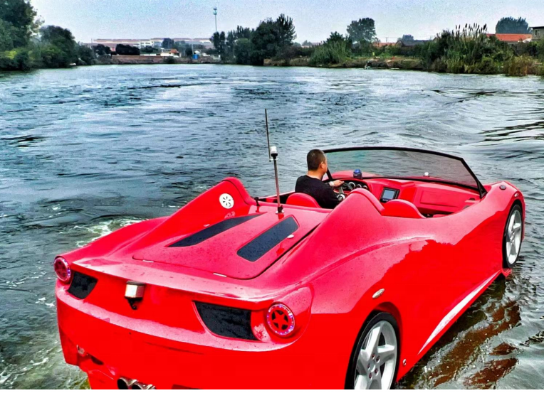 Modern Floating Jet Car Boat Watersports Jet Ski Car Boat