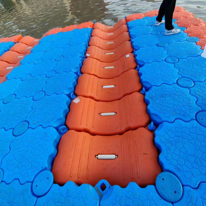 2023 low price U Shape Floating Dock Cubes   floating docks pontoon marine docks plastic water floating buoy