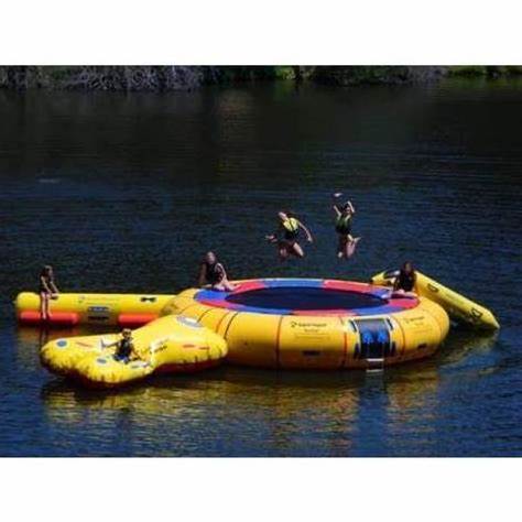 inflatable Sea trampoline High Quality Interesting Inflatable Combo Floating Slide Water Trampoline For Adults And Children