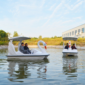 Outdoor 4 Person Paddle Boat Water Pedal Boat for kids and adults swan boat