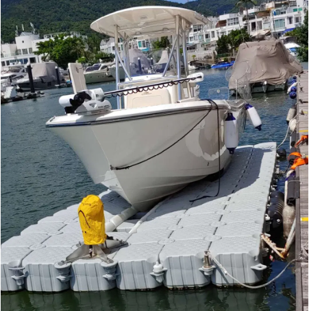 2023 low price U Shape Floating Dock Cubes   floating docks pontoon marine docks plastic water floating buoy