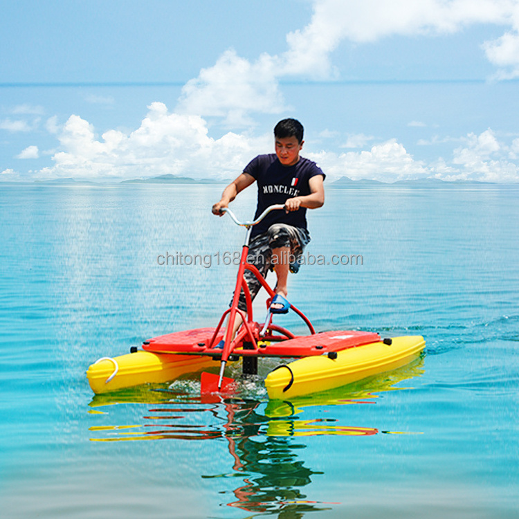 Direct manufacturer sea bicycles pedal bikes floating water bike for sale