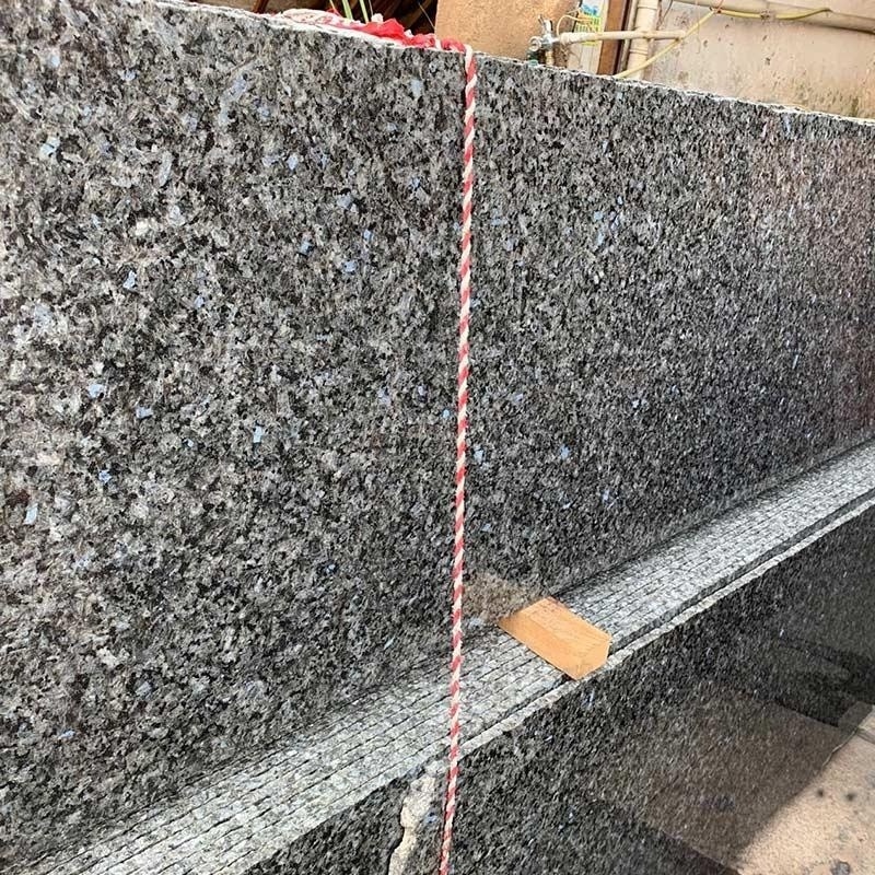 Luxury Norway Natural Blue Pearl Granite Slab For Kitchen Island Countertop