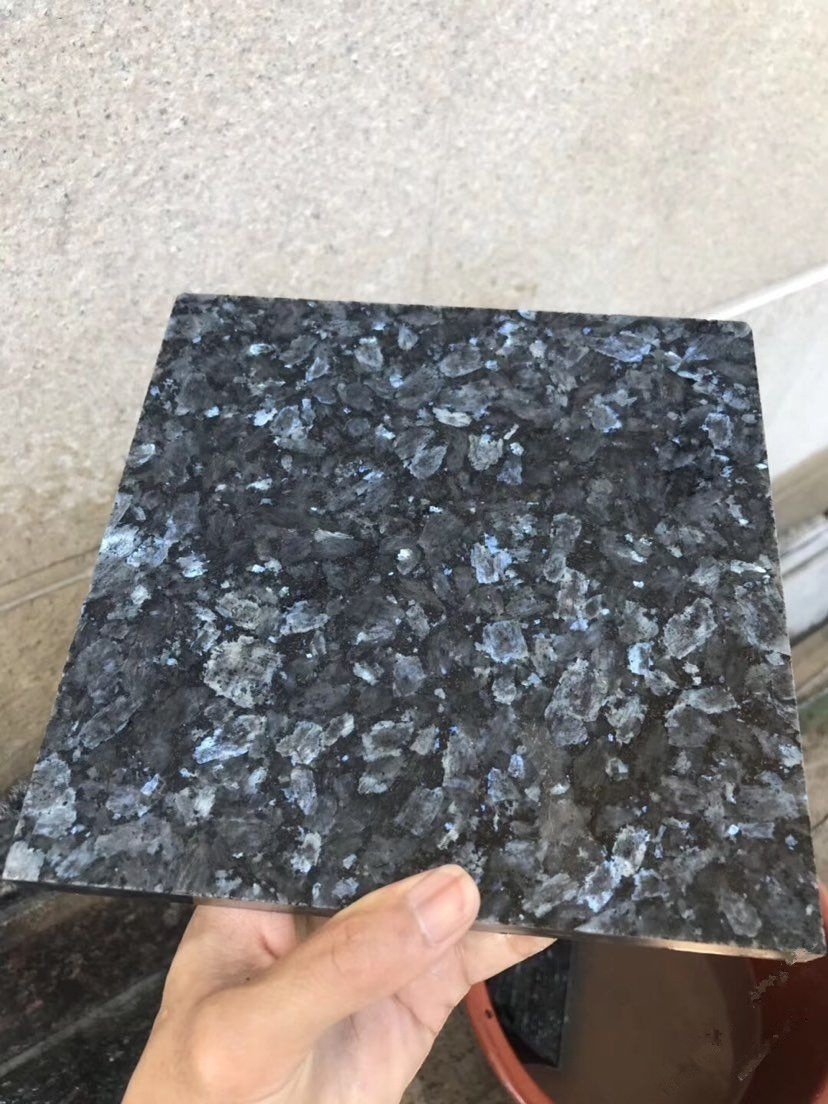 Blue Pearl Granite Kitchen Countertop Bartop Slabs Custom Prefab Natural Stone Island Solid Surface