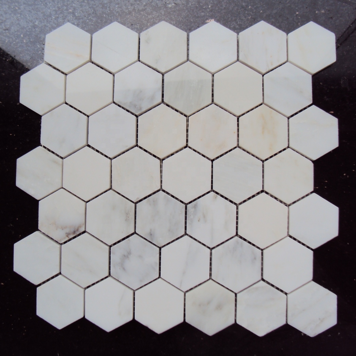 Carrara White Stone Marble Mosaic Wall Tile Basketweave Pattern Mosaic