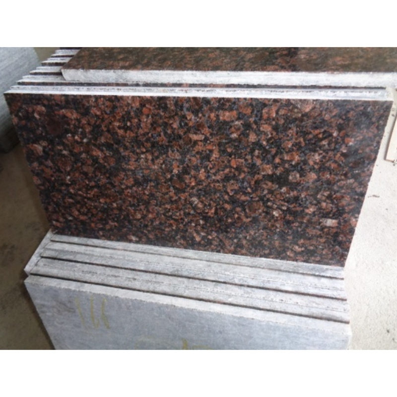 Polished Tan Brown Granite Slab Tiles