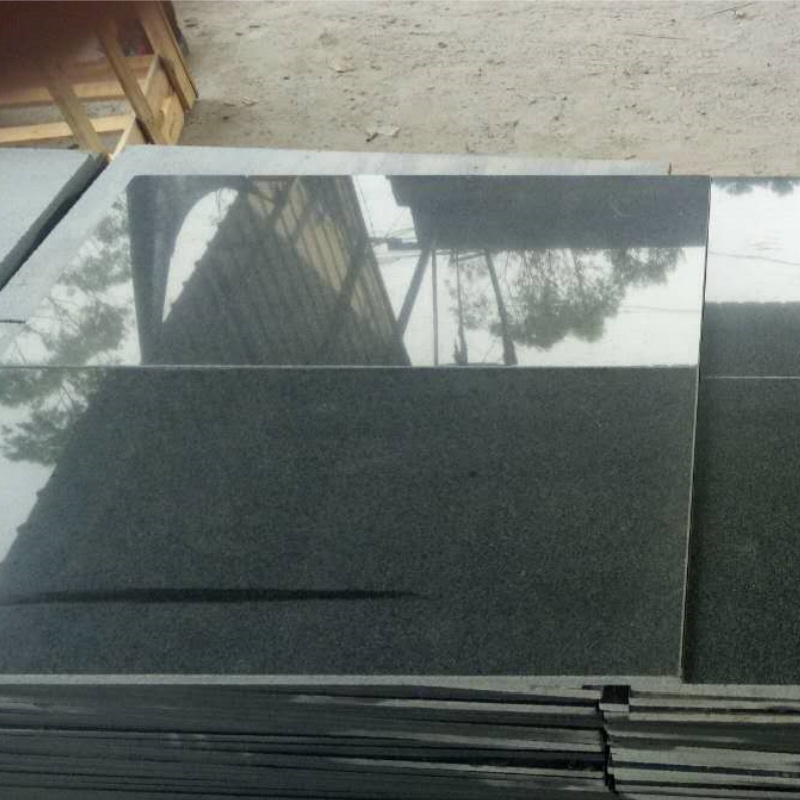 Chinese G654 dark Grey Granite Impala black granite For Floor Tile