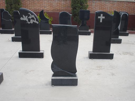 Wholesale Absolute Black Granite Basalt Natural Stone for Tombstone Gravestone Headstone Monument Designs Factory