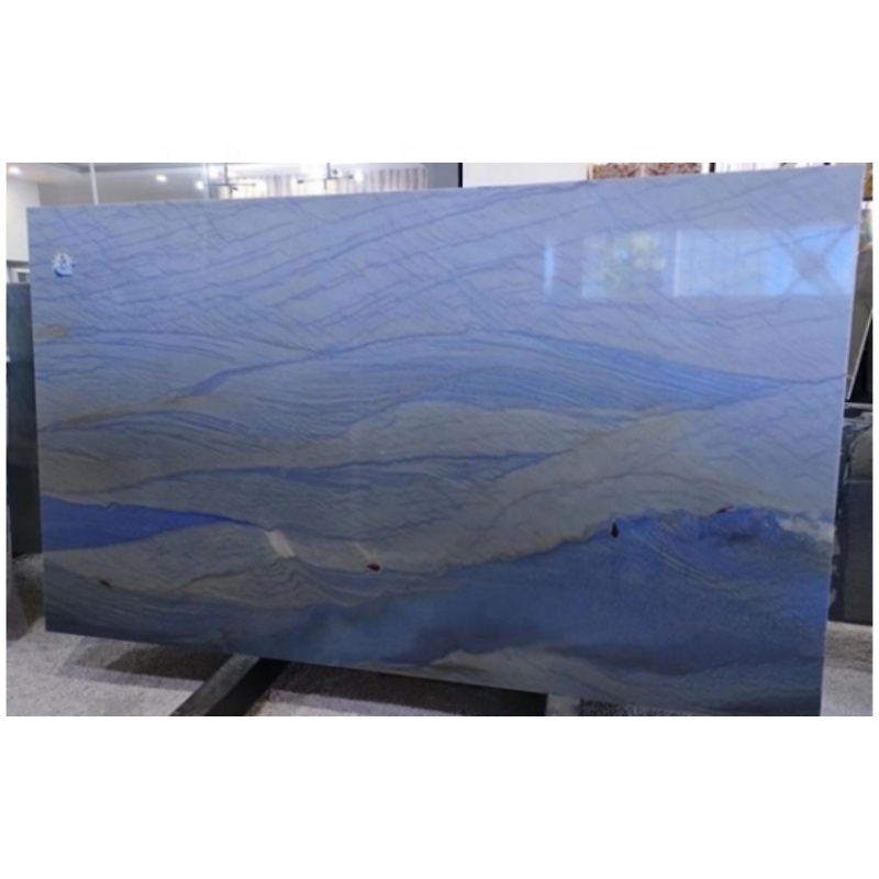 Luxury New Arrival Oem/odm Marmor Marmore Marble Stone Blue And Azul Macaubas Marble Thin Slabs For Wall