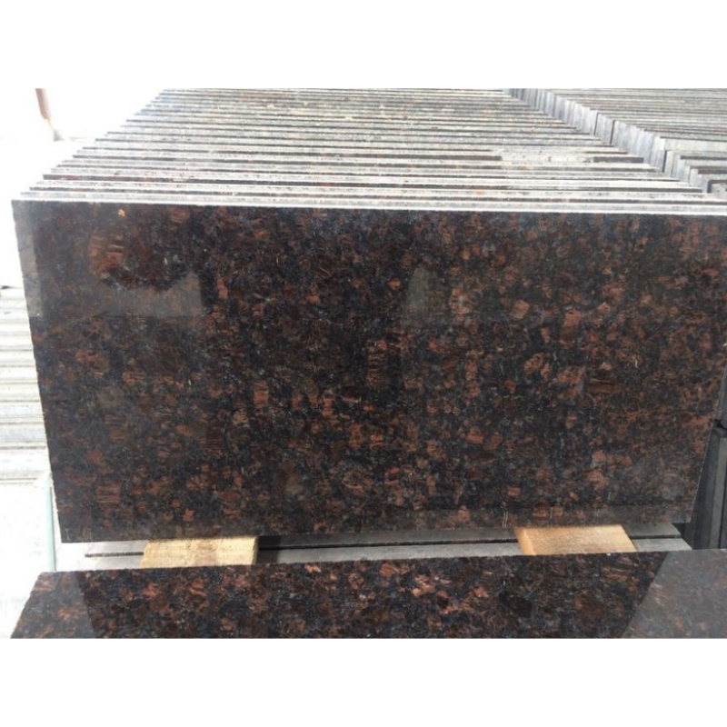 Polished Tan Brown Granite Slab Tiles