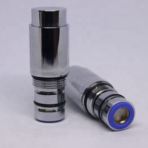 Push Button Cartridge Brass Valve Mixer Tap Cartridge Faucet Diverter Cartridge