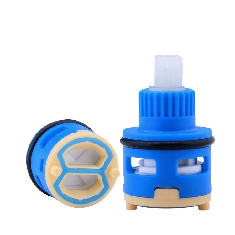 22mm Square Shape Plastic Handle Diverter Ceramic Cartridge For Close In Middle