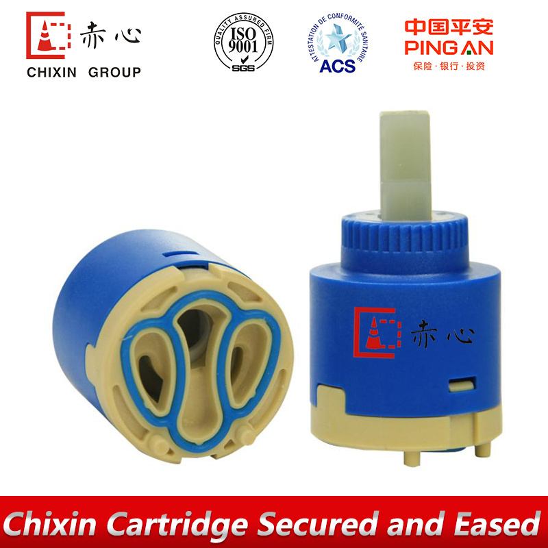 35mm faucet ceramic mixer cartridge with reverse direction