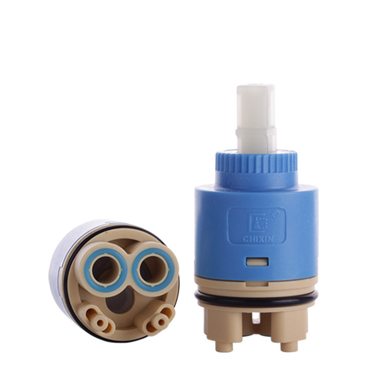 35mm Plastic Taps Faucet Mixer Faucet Cartridge with Distributor