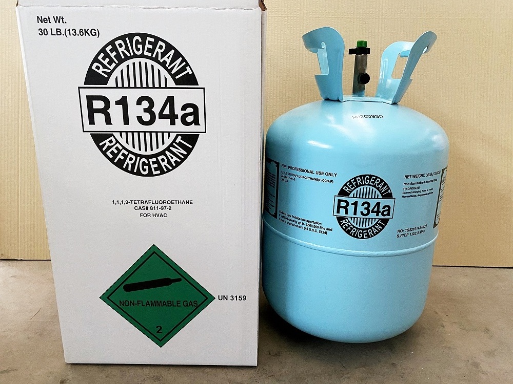 Manufacturer direct sale R134a  refrigerant high purity 13.6kg  R134A refrigerant