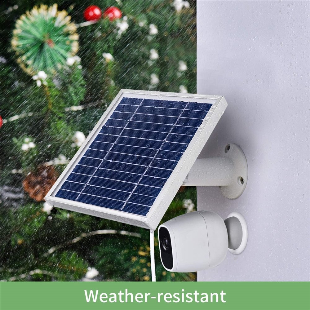 Outdoor Solar Panel Works for Camera Arlo Pro and Arlo Pro 2 11.8Ft Outdoor Power Charging Cable and Adjustable Mount